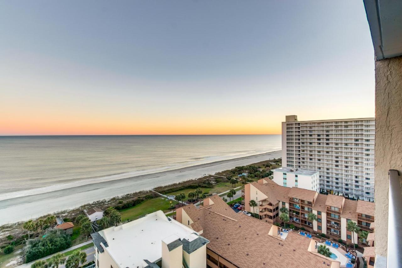 Scenic Views From The Balcony At Ocean Forest Plaza Condos Myrtle Beach Exterior photo