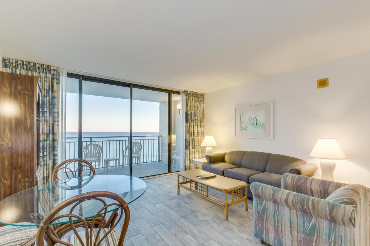 Scenic Views From The Balcony At Ocean Forest Plaza Condos Myrtle Beach Exterior photo
