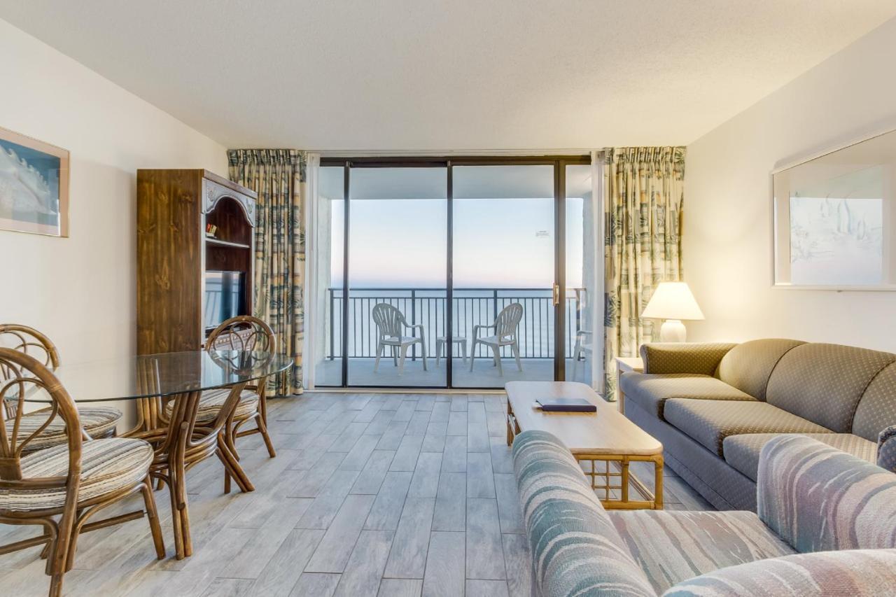 Scenic Views From The Balcony At Ocean Forest Plaza Condos Myrtle Beach Exterior photo