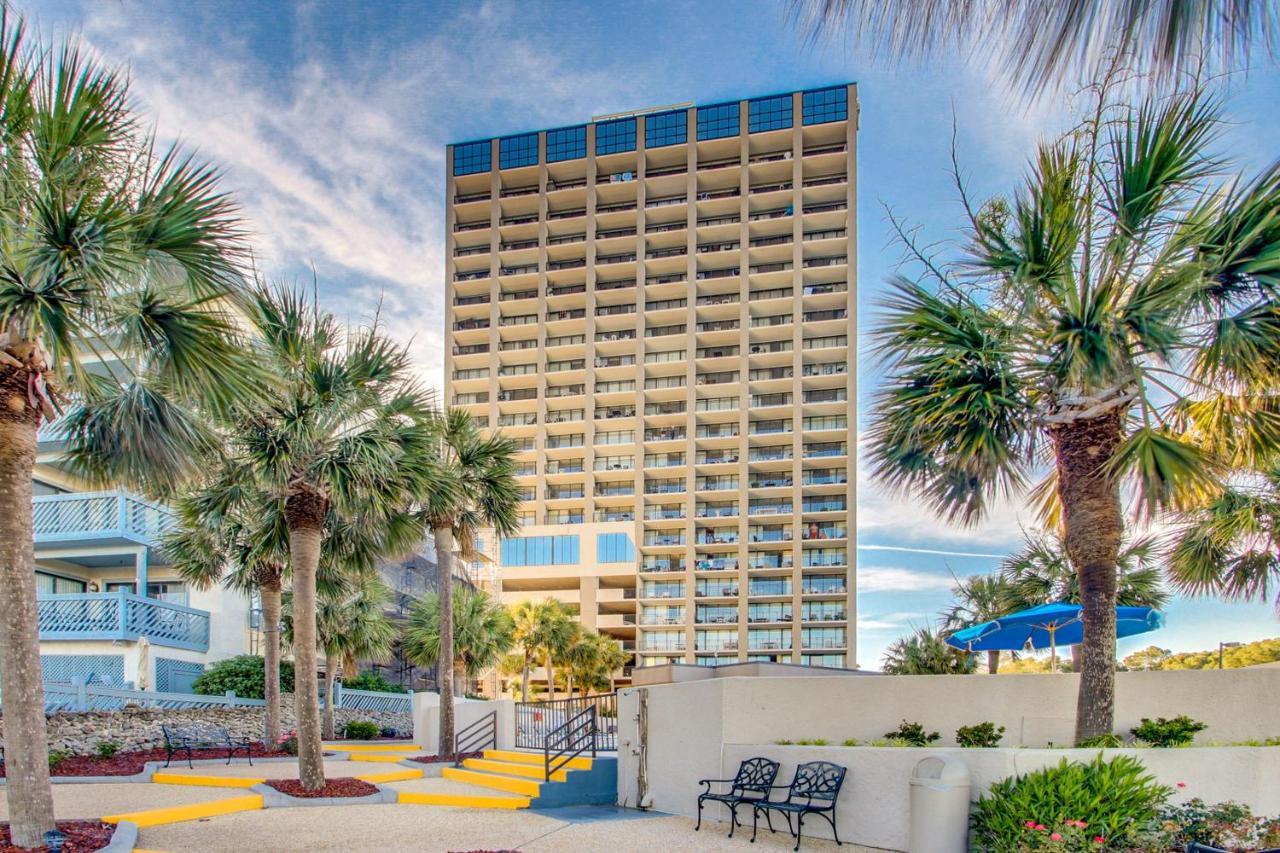 Scenic Views From The Balcony At Ocean Forest Plaza Condos Myrtle Beach Exterior photo