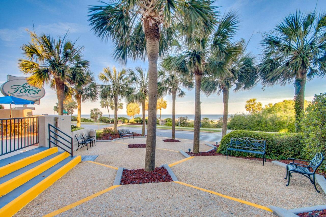 Scenic Views From The Balcony At Ocean Forest Plaza Condos Myrtle Beach Exterior photo